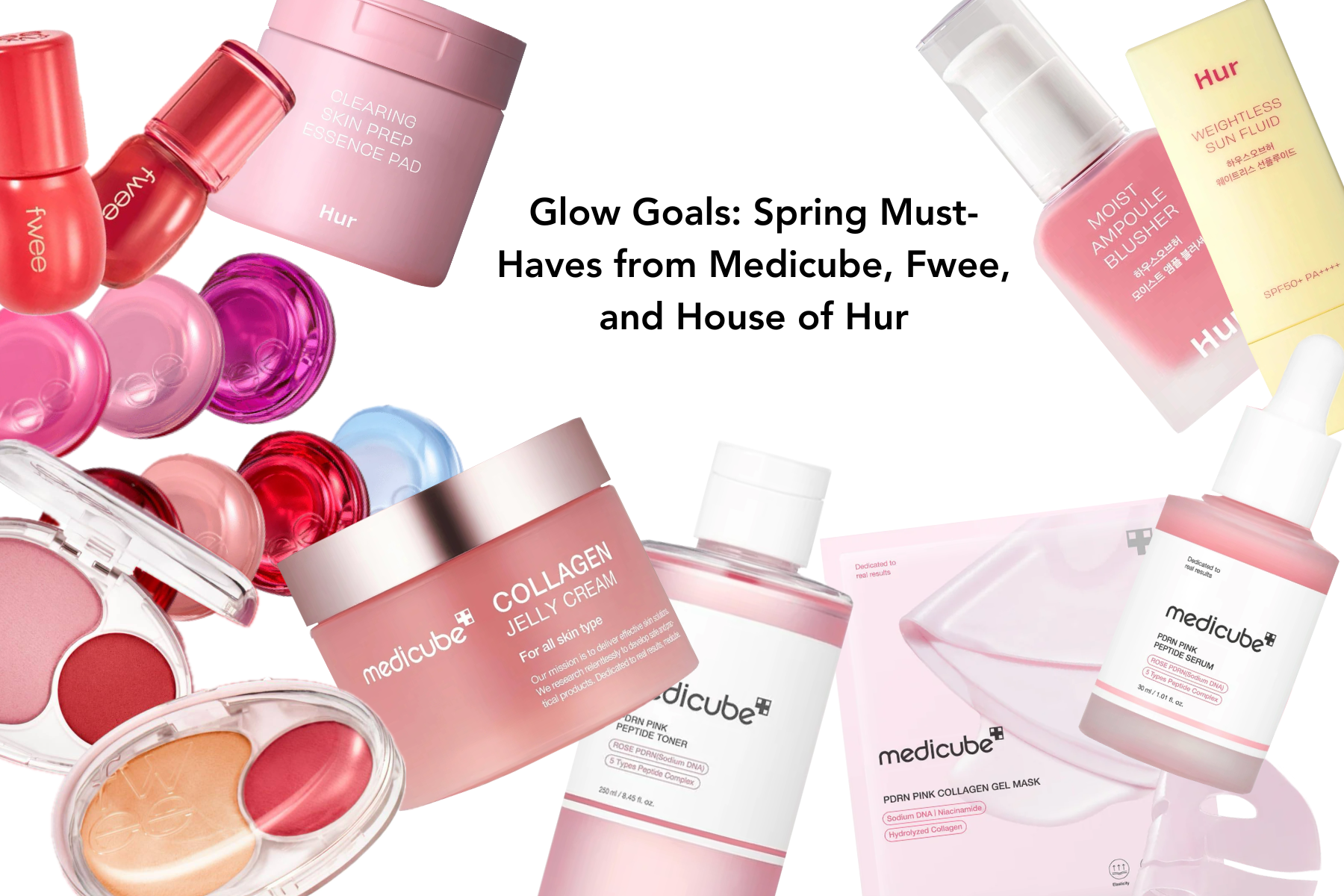 Glow Goals: Spring Must-Haves from Medicube, Fwee, and House of Hur