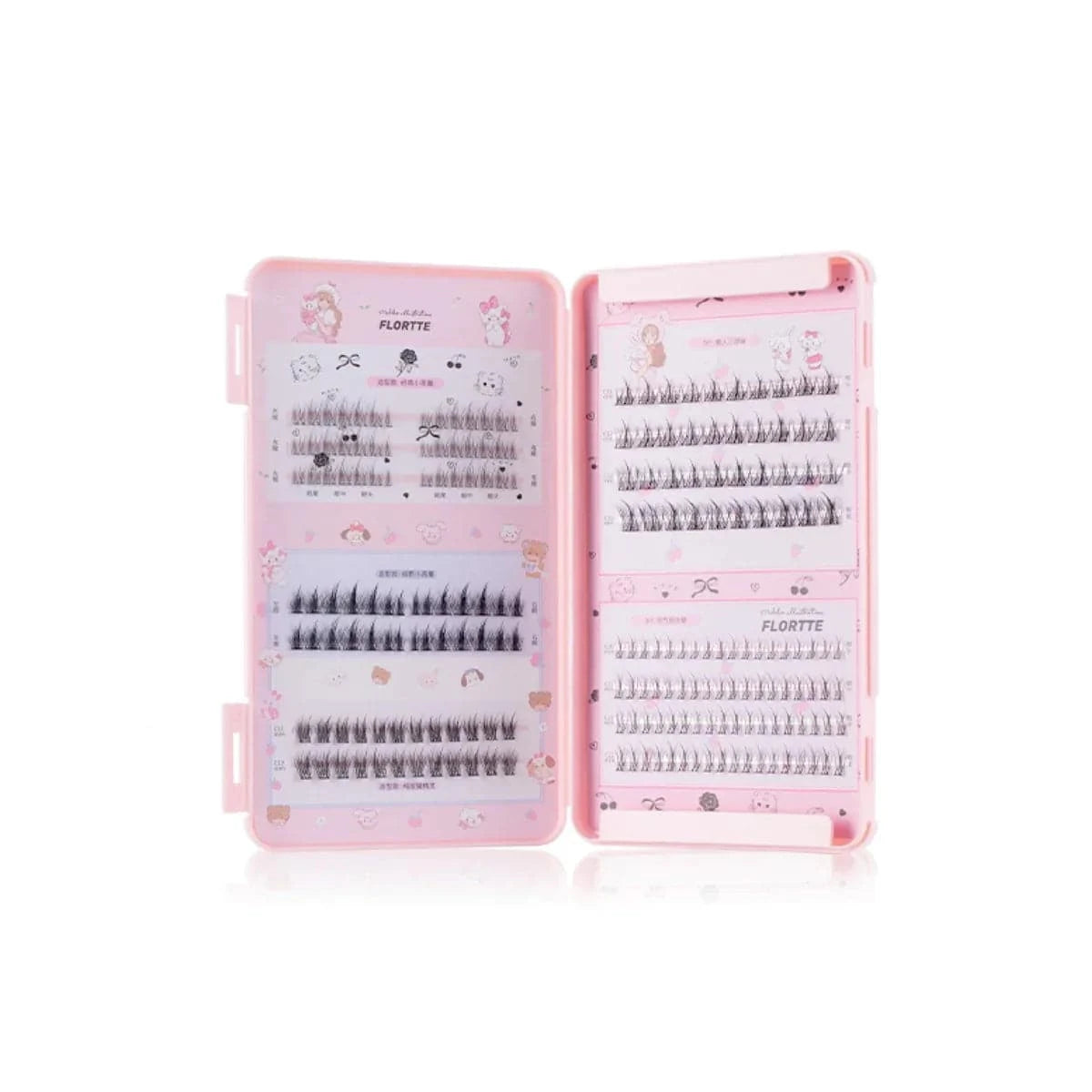 FLORTTE 5 In 1 False Eyelashes Set - TokTok Beauty
