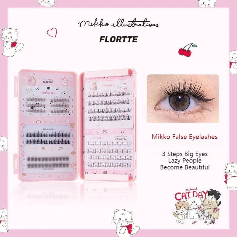 FLORTTE 5 In 1 False Eyelashes Set - TokTok Beauty
