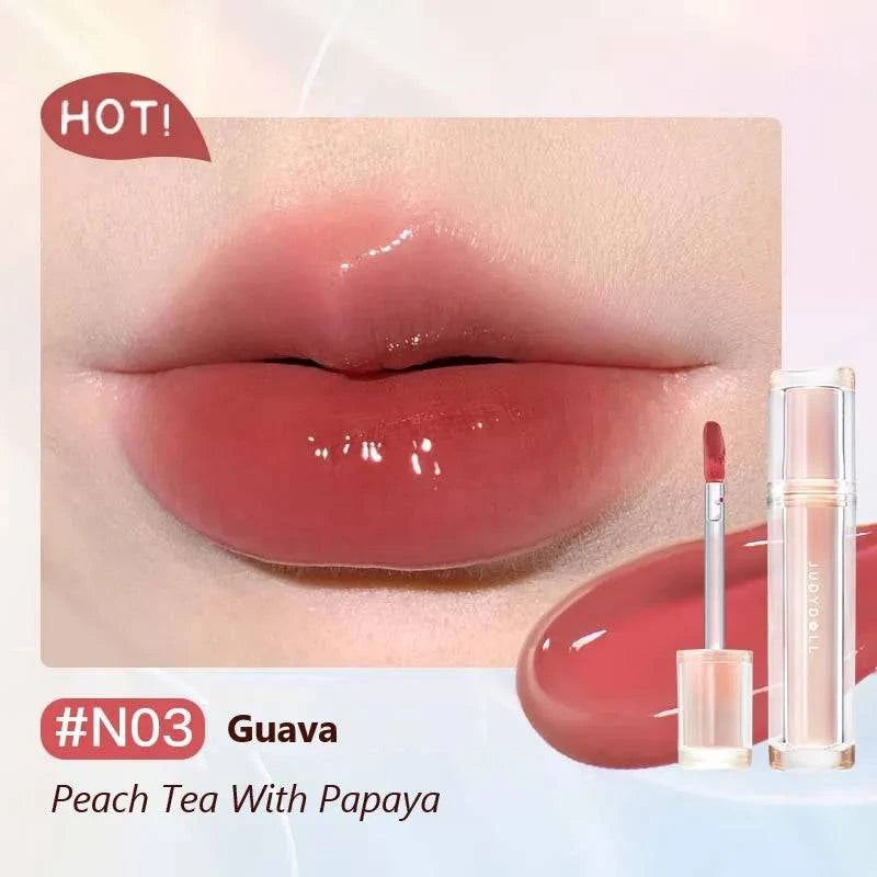 Judydoll Mirror Tea Jelly Light Lip Glaze - TokTok Beauty
