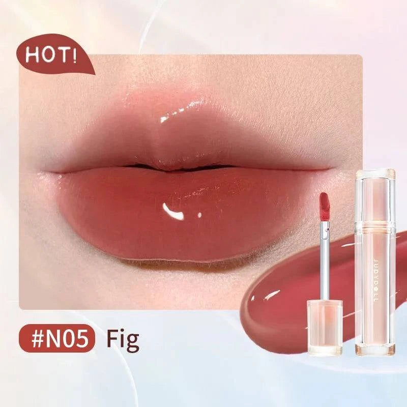Judydoll Mirror Tea Jelly Light Lip Glaze - TokTok Beauty