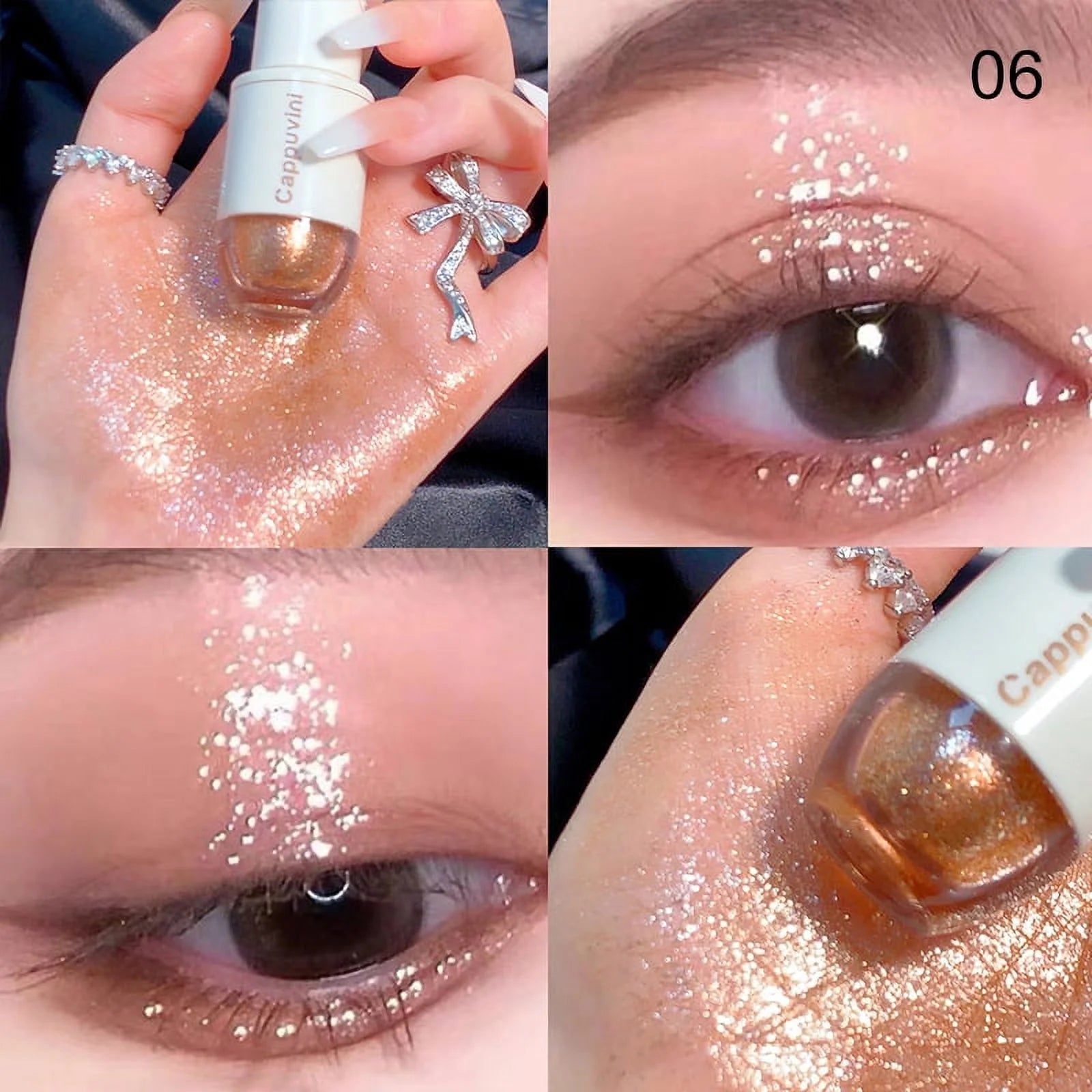 Cappuvini Starry Liquid Eyeshadow (More Colors) - TokTok Beauty