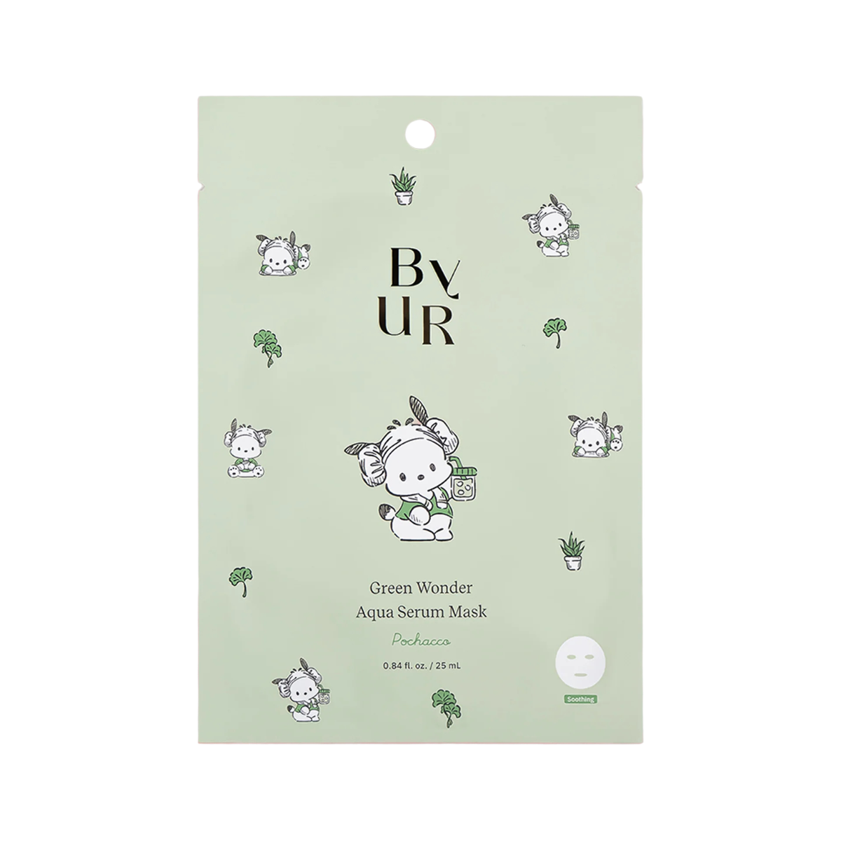 Green Wonder Daily Aqua Serum Mask 1 Sheet (Pochacco Edition)