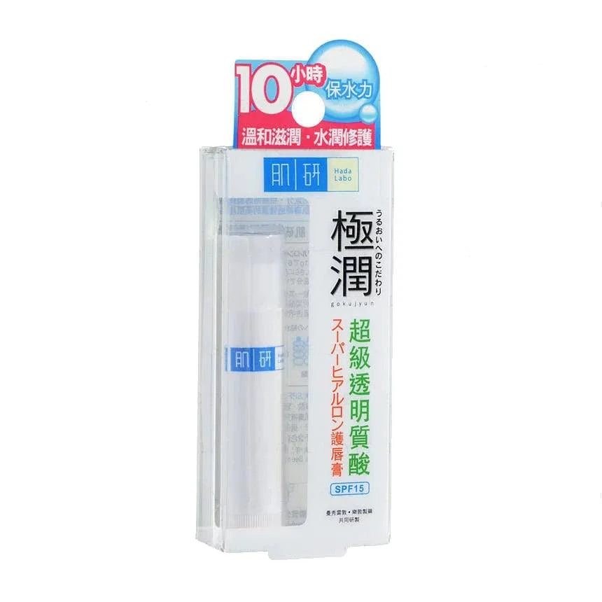 Rohto Hada Labo Gokujyun Hyaluronic Acid Lip Balm - SPF15 - TokTok Beauty