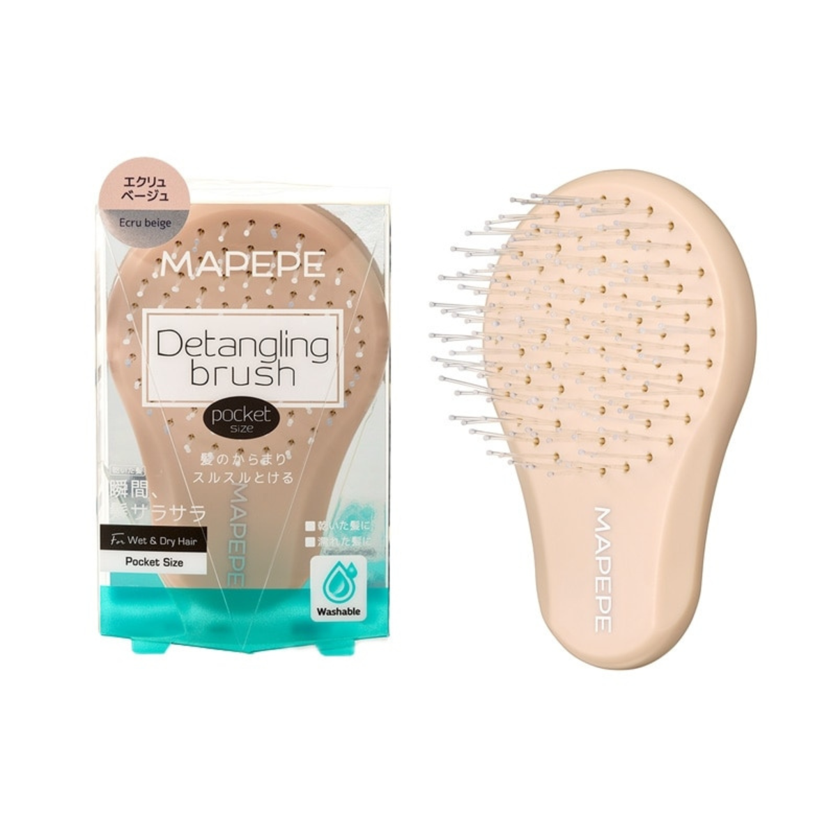 Chantilly MAPEPE Detangling Brush Pocket Size - TokTok Beauty