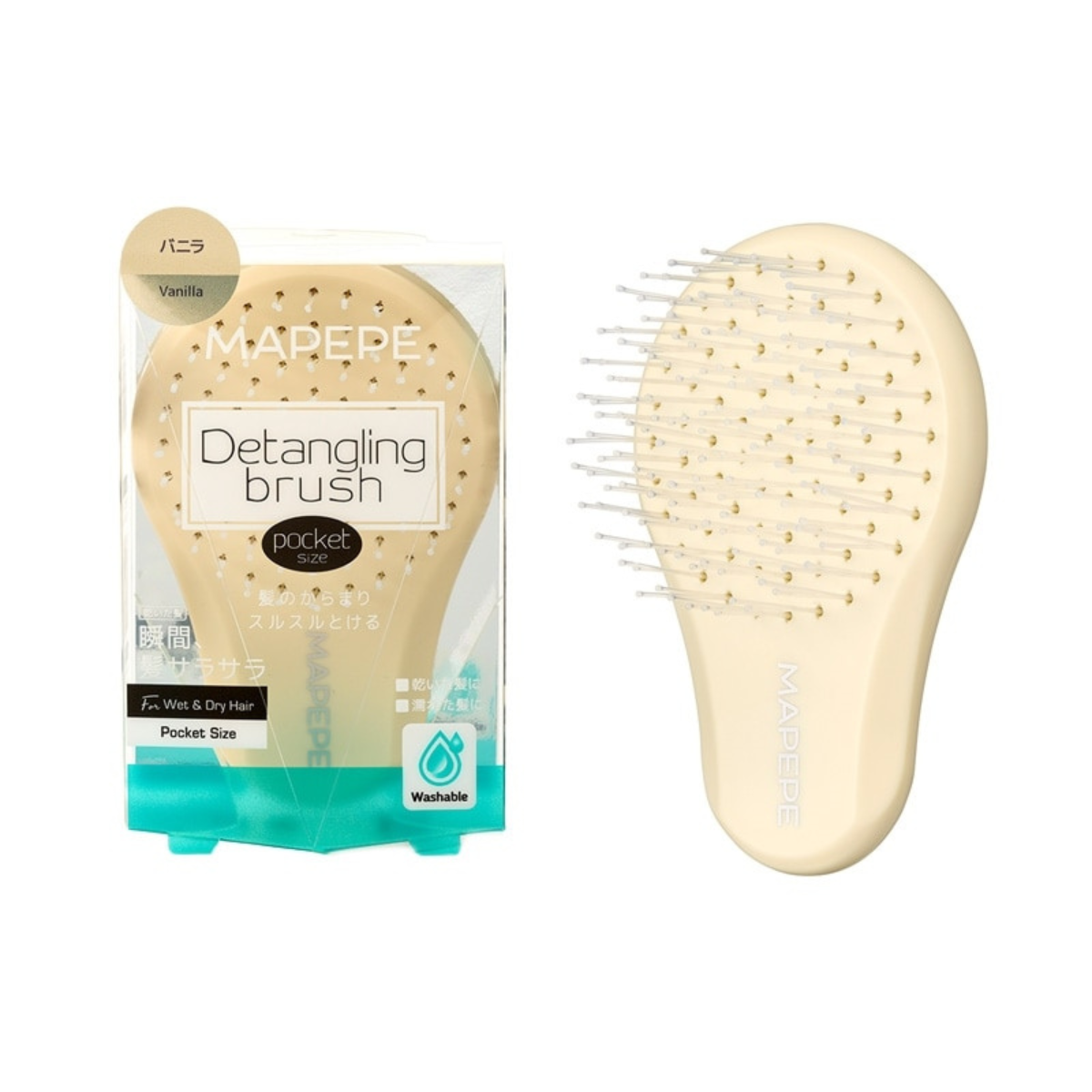 Chantilly MAPEPE Detangling Brush Pocket Size - TokTok Beauty