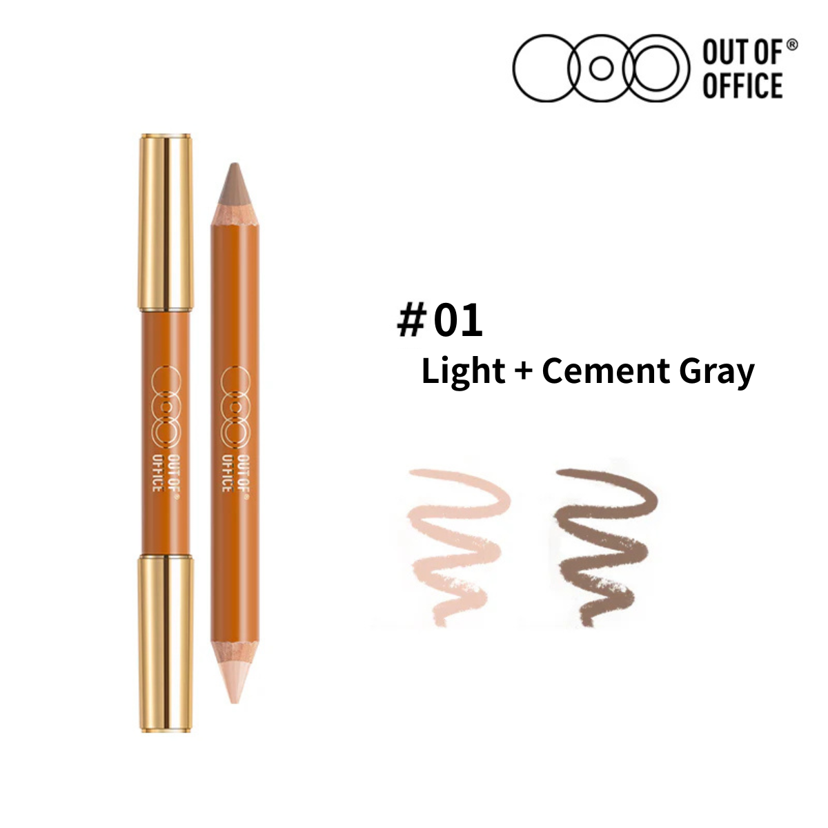 OUT-OF-OFFICE Contour & Highlight Duo Pencil - 2 Colors - TokTok Beauty
