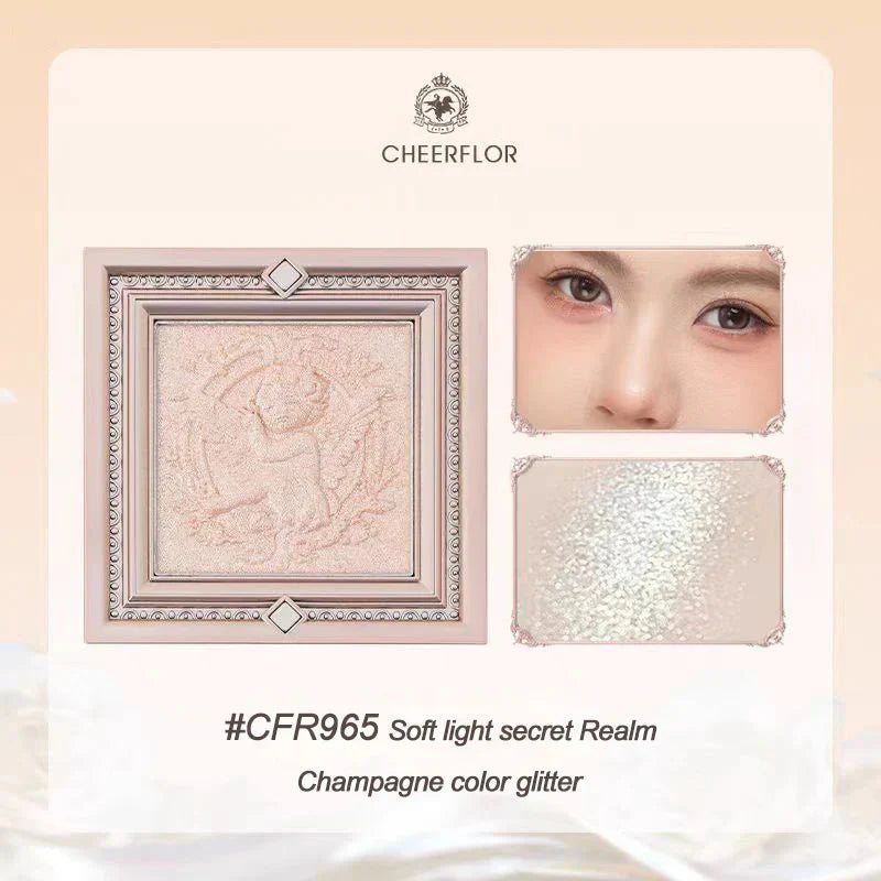 CHEERFLOR Brilliant Secret Series Pearlescent Frame Highlighter - 2 Colors - TokTok Beauty