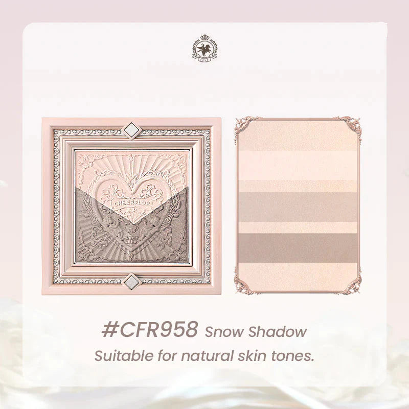 CHEERFLOR Brilliant Secret Series 3-Color Frame Contouring Palette - 2 Colors - TokTok Beauty