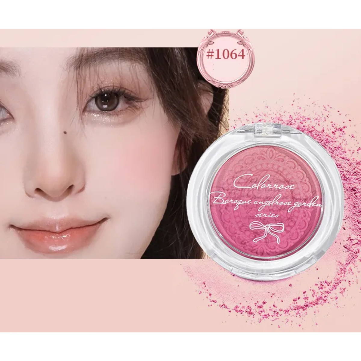 COLORROSE Vintage Queen Embossed Gradient Blush - TokTok Beauty