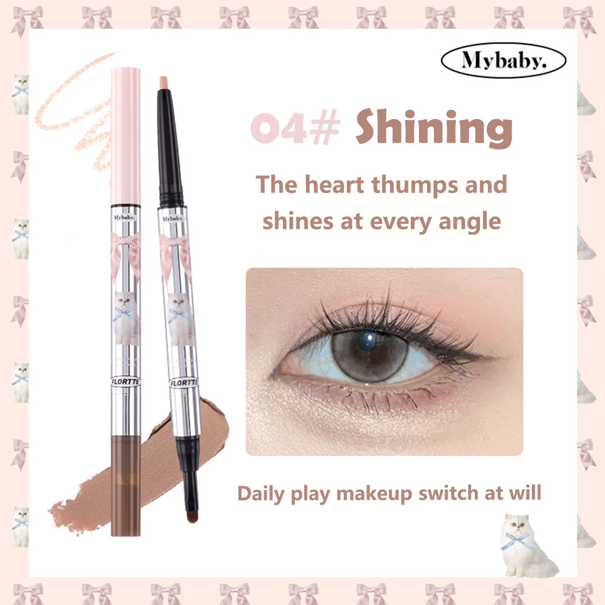 FLORTTE 2 in 1 Aegyo Sal Pen (More Colors) - TokTok Beauty