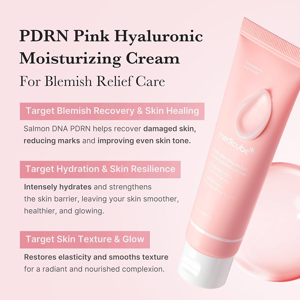 medicube PDRN Pink Hyaluronic Moisturizing Cream - TokTok Beauty
