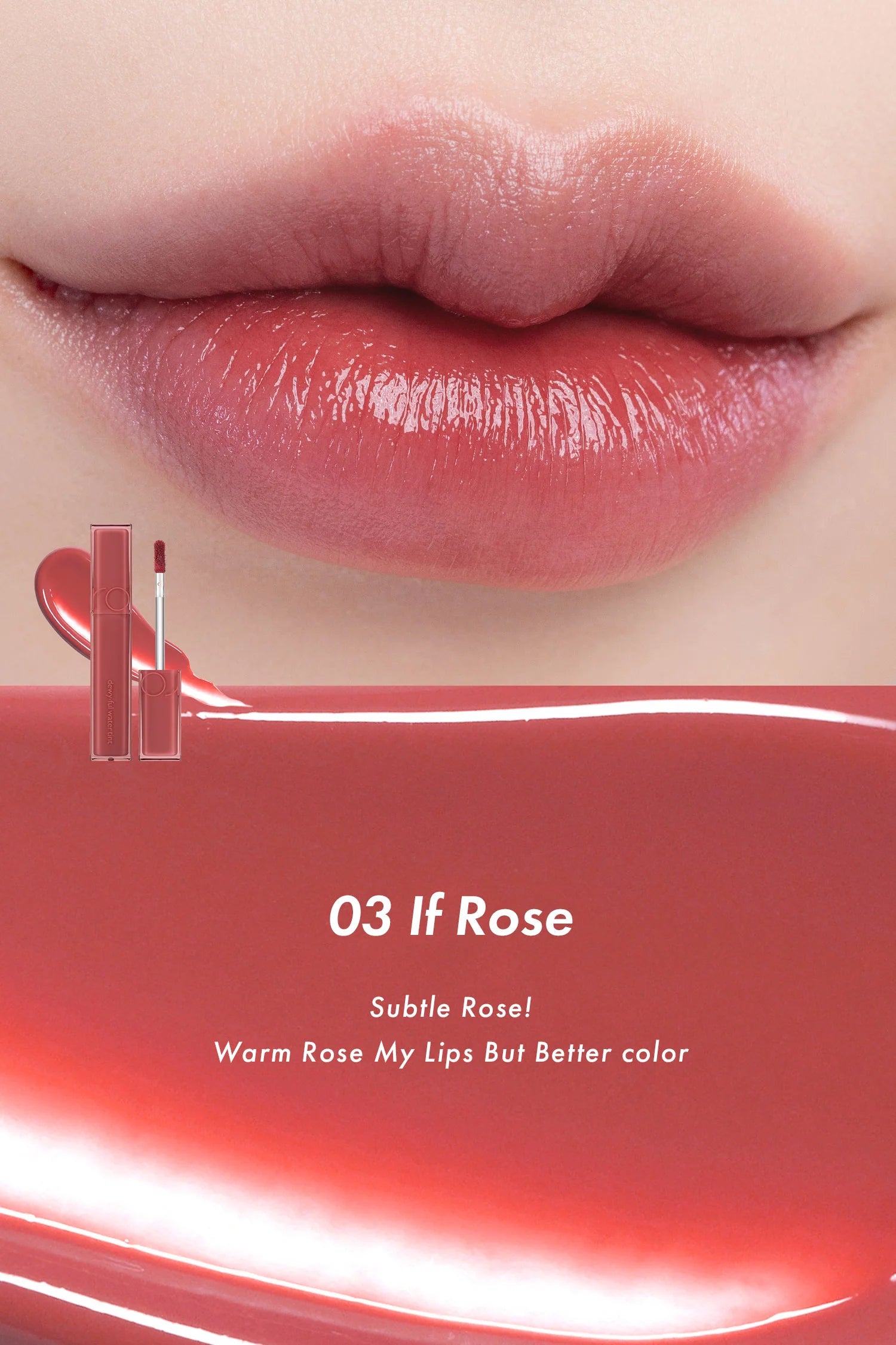 Romand Dewyful Water Tint #03 If Rose - TokTok Beauty