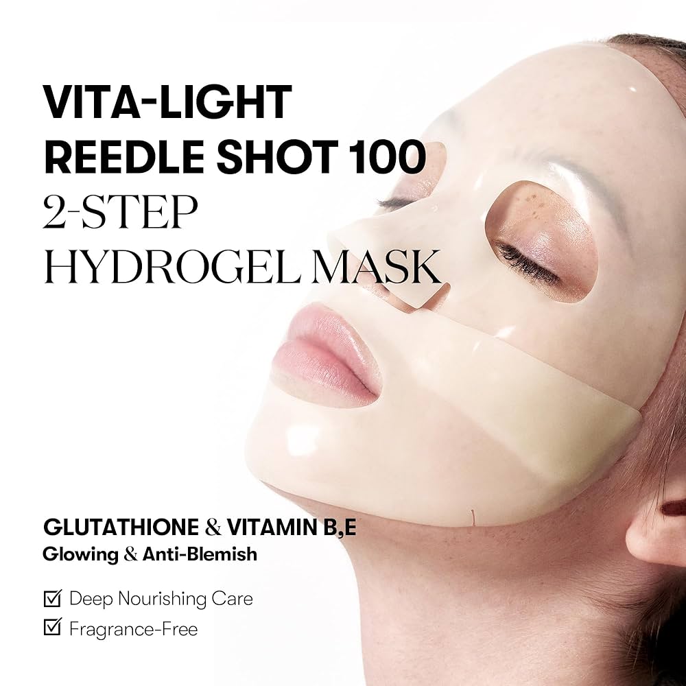 VT Vita-light Reedle Shot 100 2Step Hydrogel Mask - TokTok Beauty