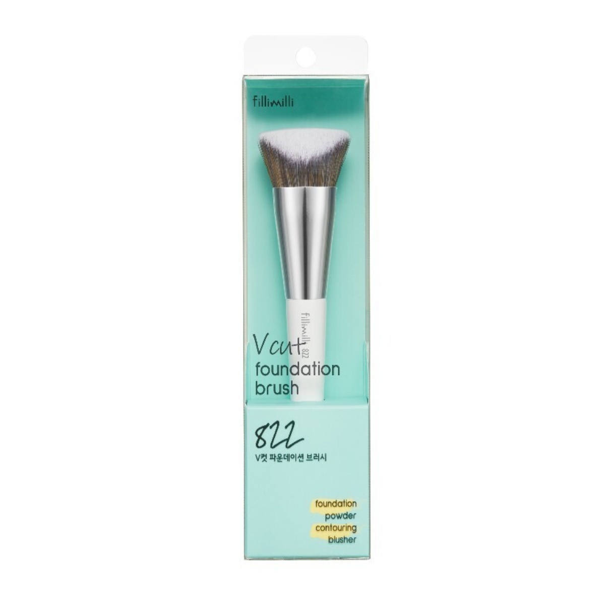 fillimilli V Cut Foundation Brush 822 - TokTok Beauty