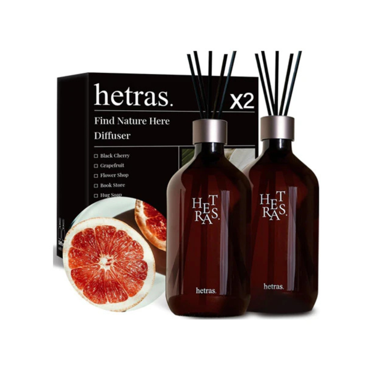 hetras Premium Diffuser (Grapefruit) - TokTok Beauty