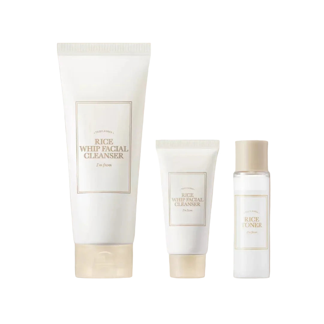 I'M FROM Rice Whip Facial Cleanser Set - TokTok Beauty