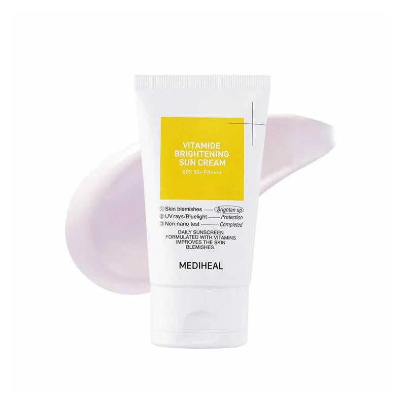 MEDIHEAL Vitamide Brightening Sun Cream SPF 50+ PA++++ - TokTok Beauty