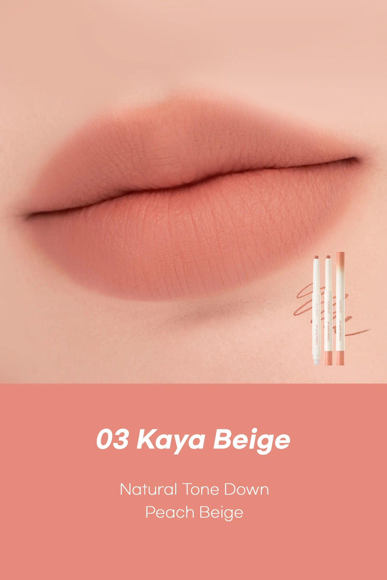 Romand Lip Mate Pencil - TokTok Beauty