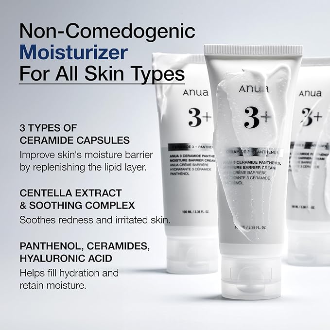 Anua 3 Ceramide Panthenol Moisture Barrier Cream - TokTok Beauty
