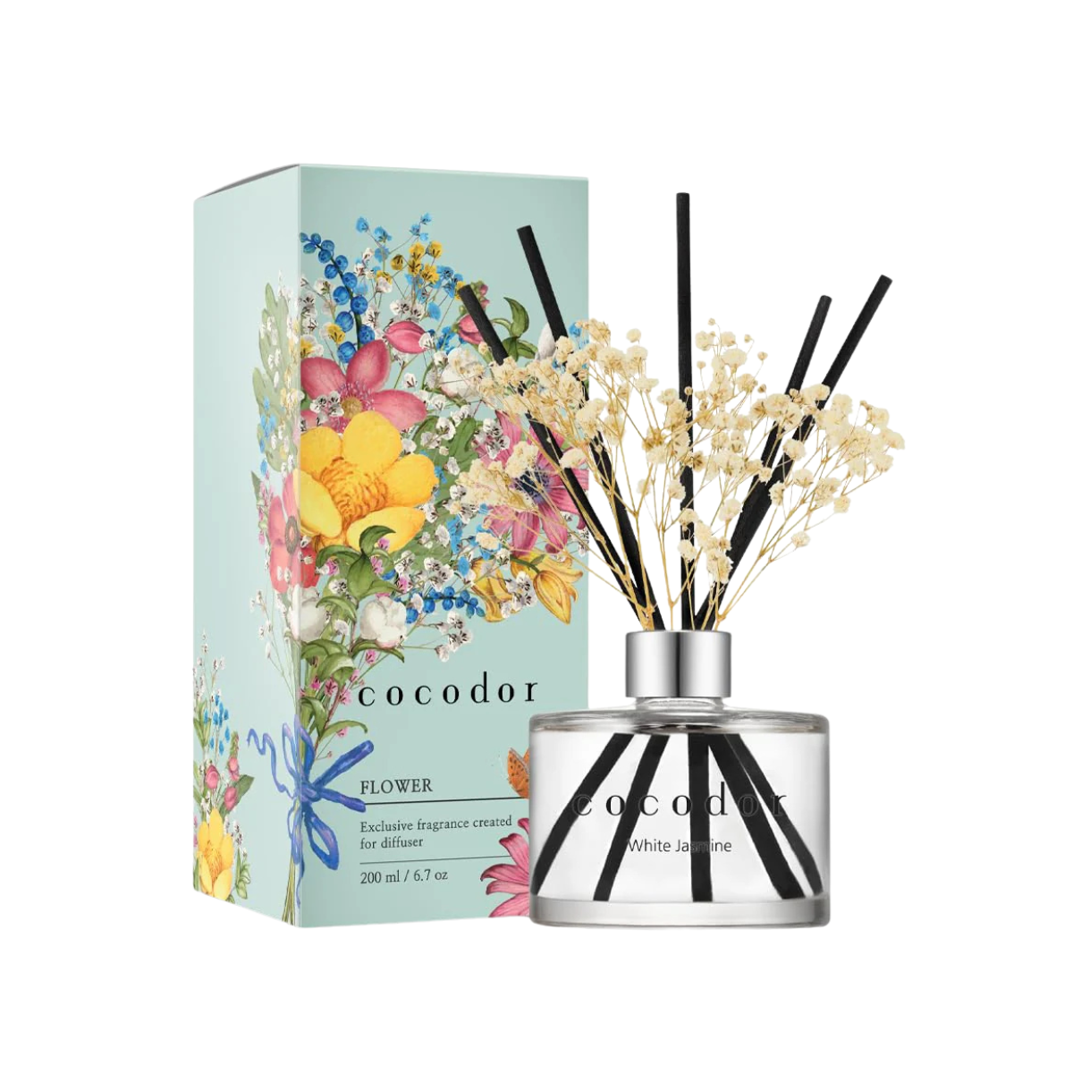 COCODOR Flower Diffuser (White Jasmine) - TokTok Beauty