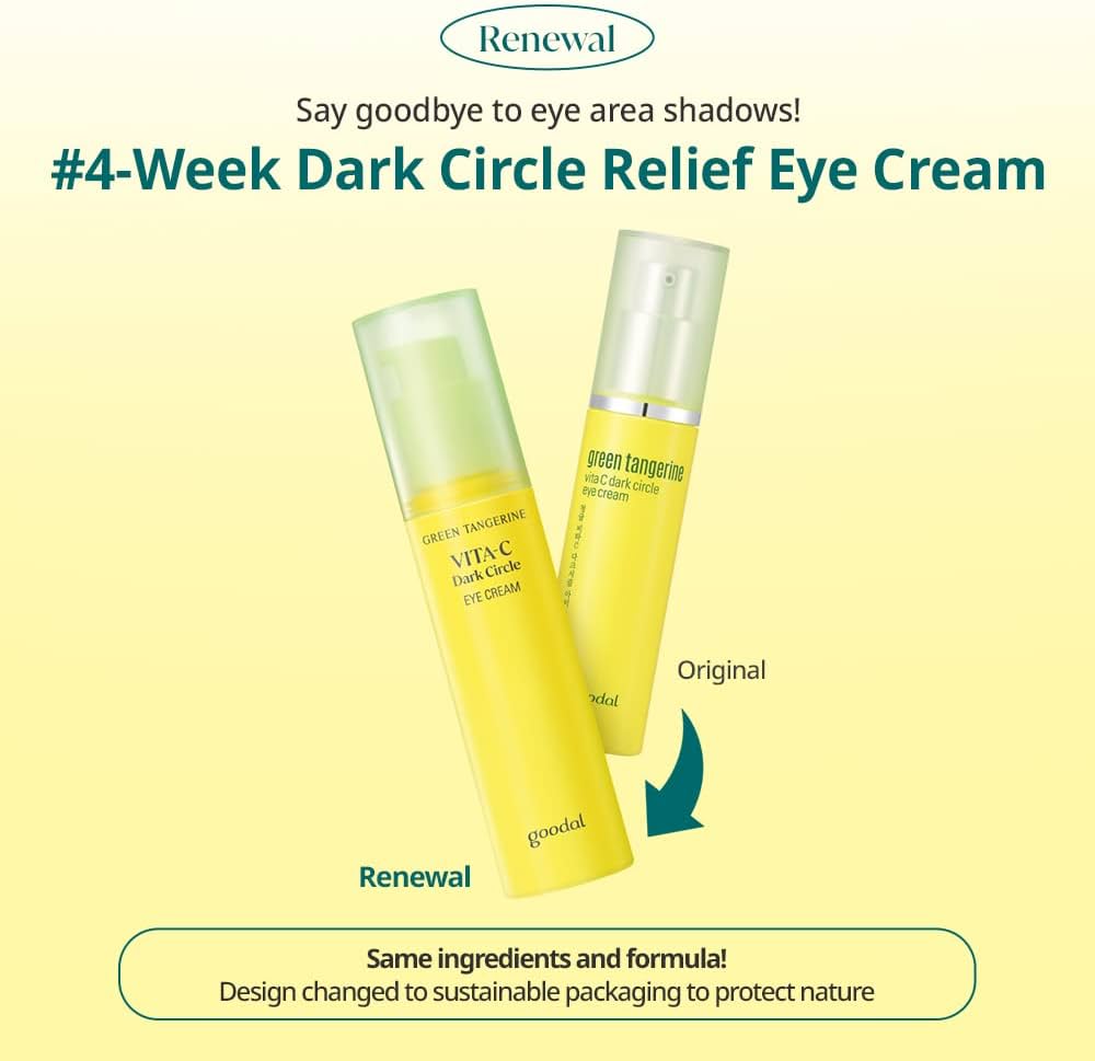 Goodal Green Tangerine Vita C Dark Circle Eye Cream - TokTok Beauty
