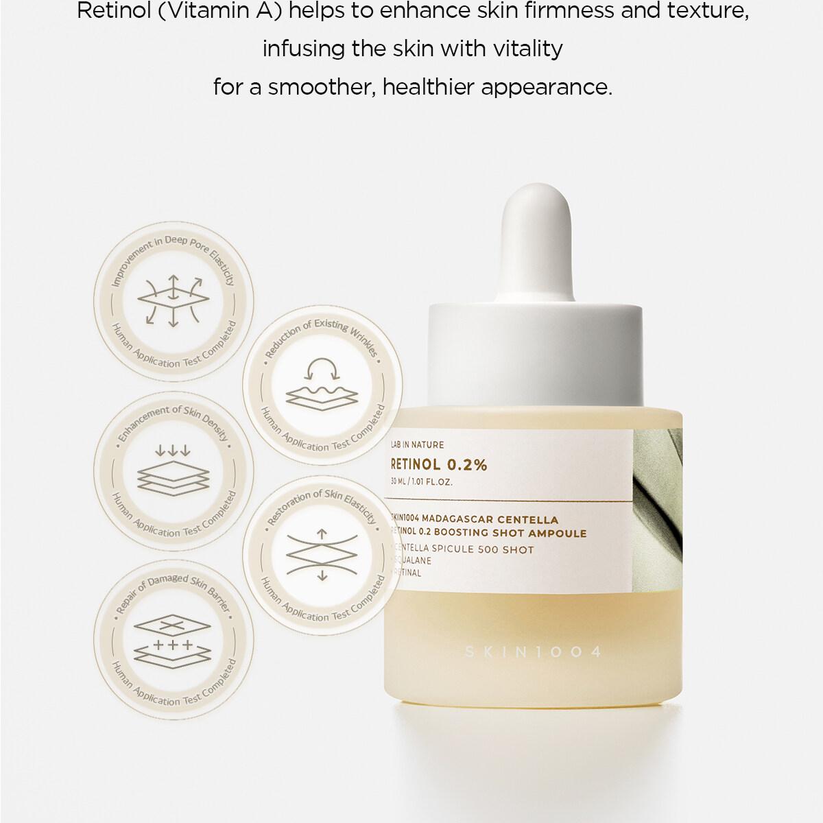SKIN1004 Madagascar Centella Retinol 0.2 Boosting Shot Ampoule - TokTok Beauty