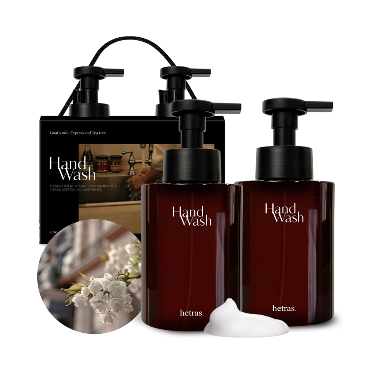 hetras Perfumed Bubble Hand Wash (London Musk) - TokTok Beauty