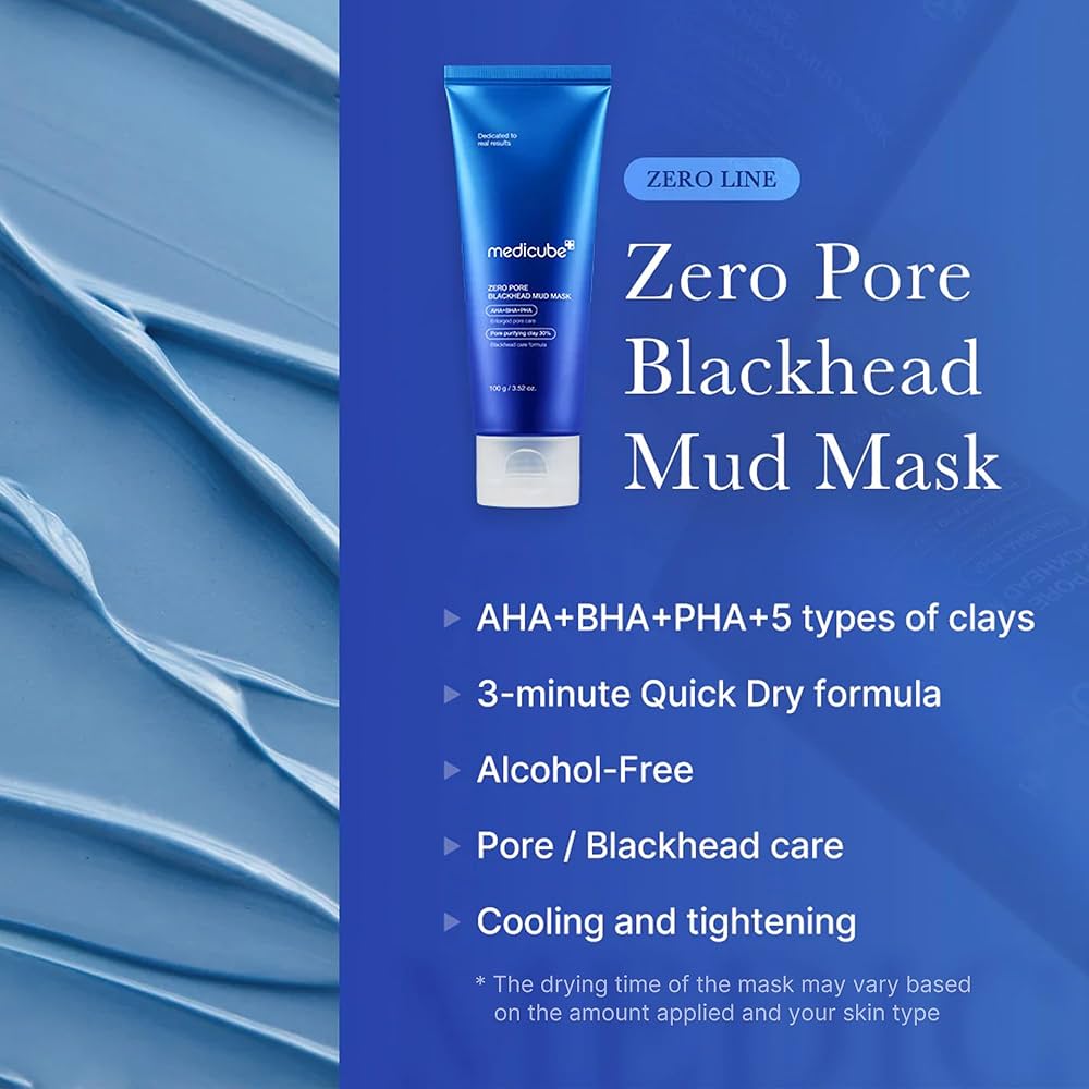medicube Zero Pore Blackhead Mud Mask - TokTok Beauty
