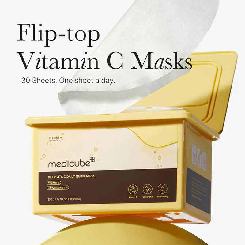 medicube Deep Vita C Daily Quick Mask - TokTok Beauty