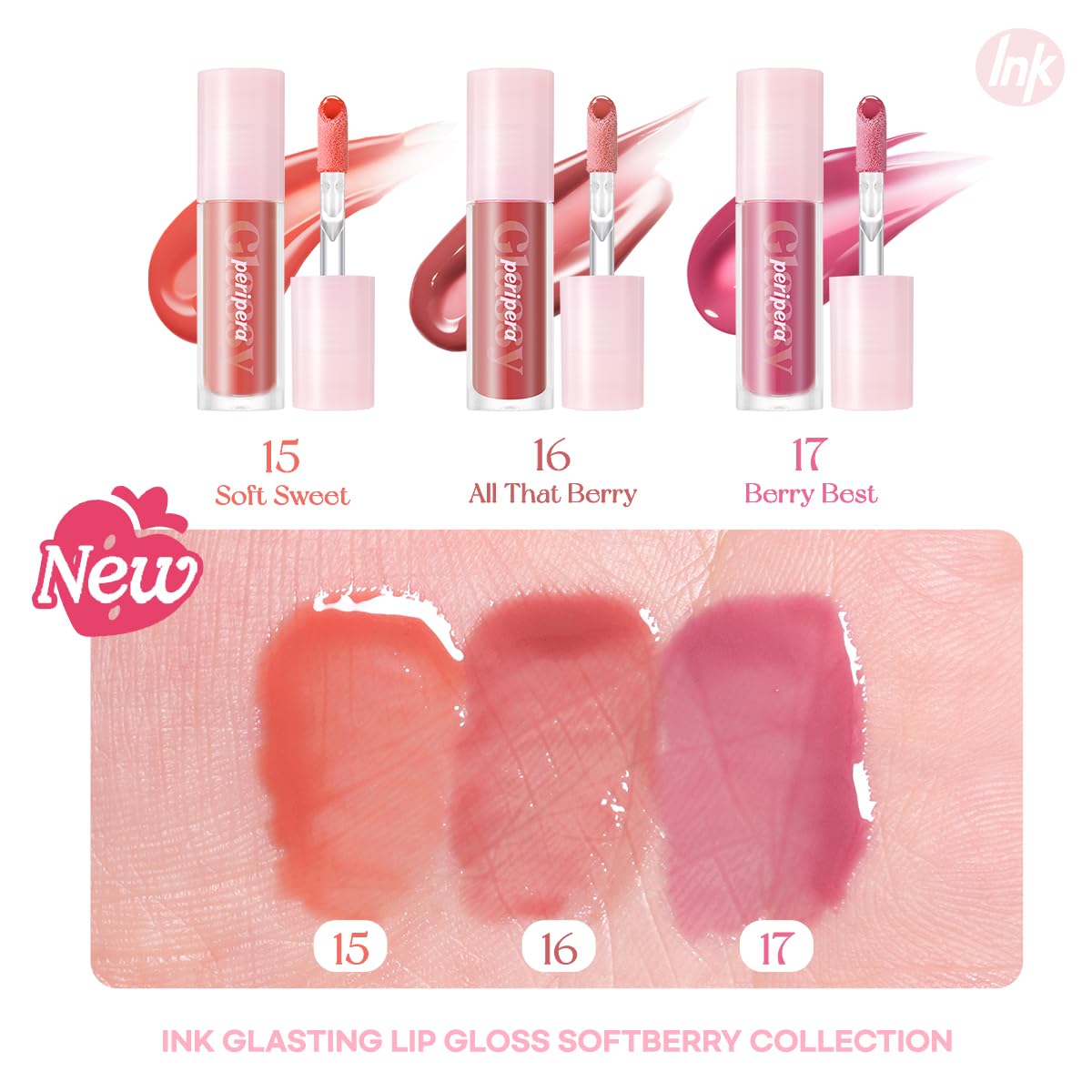 peripera Ink Glasting Lip Gloss (More Colors) - TokTok Beauty