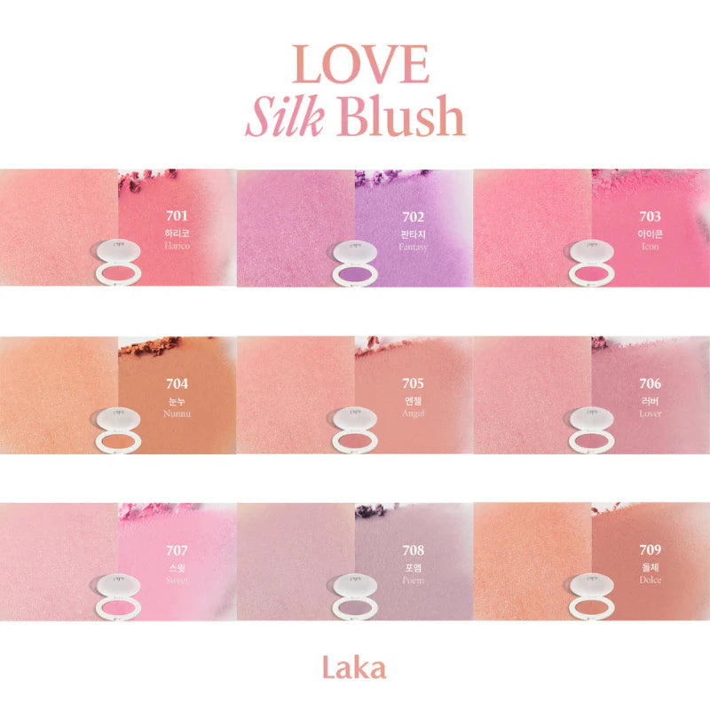 Laka Love Silk Blush (More Colors) - TokTok Beauty