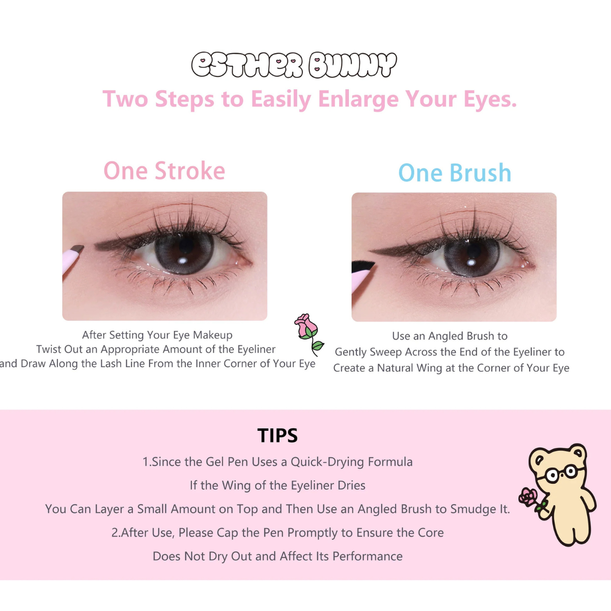 FLORTTE Special Edition 2 in 1 Liner (More Colors) - TokTok Beauty