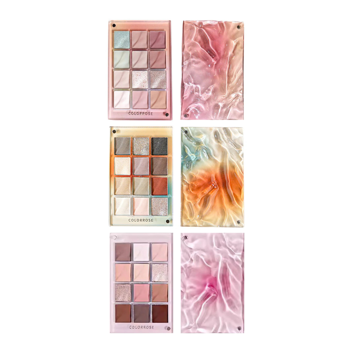 COLORROSE Water Ripple Series Eyeshadow Palette (More Colors) - TokTok Beauty