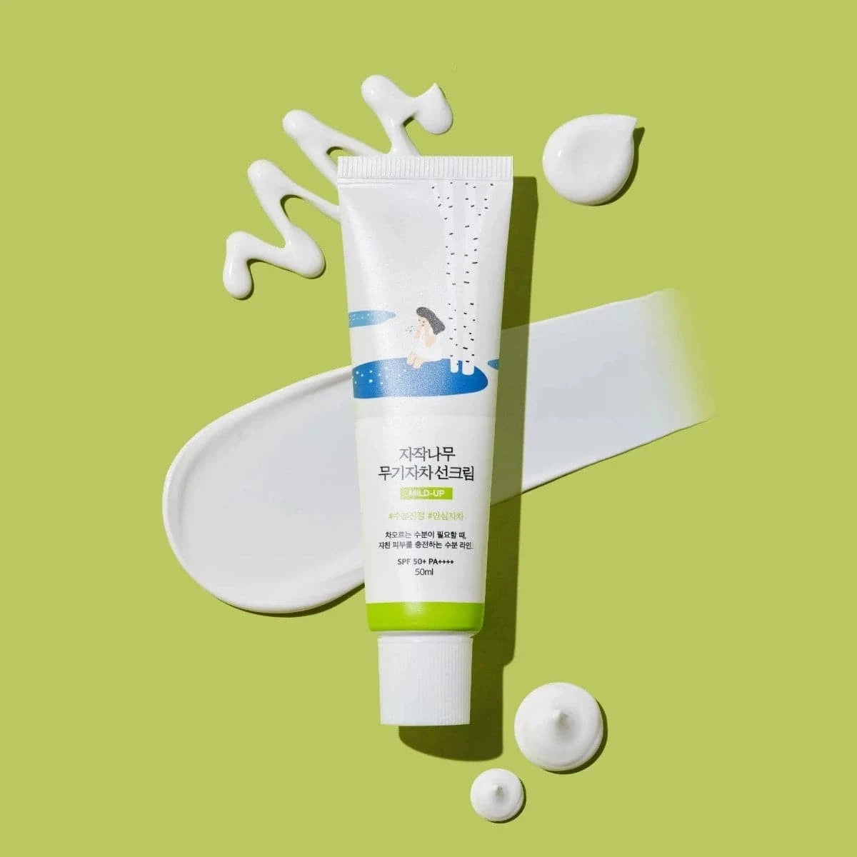 Round Lab Birch Juice Moisturizing Mild Up Sunscreen - TokTok Beauty