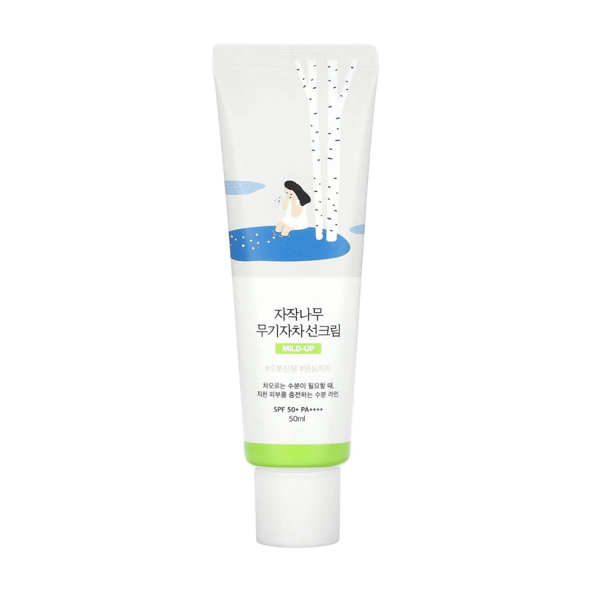 Round Lab Birch Juice Moisturizing Mild Up Sunscreen - TokTok Beauty