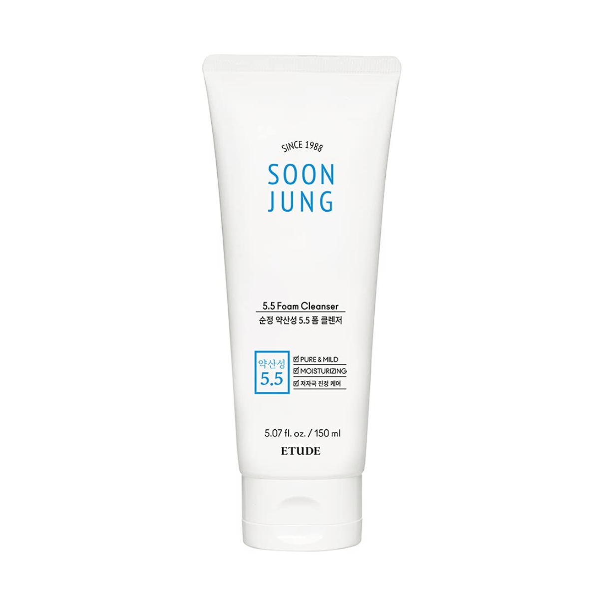 Etude House Soon Jung 5.5 Foam Cleanser - TokTok Beauty