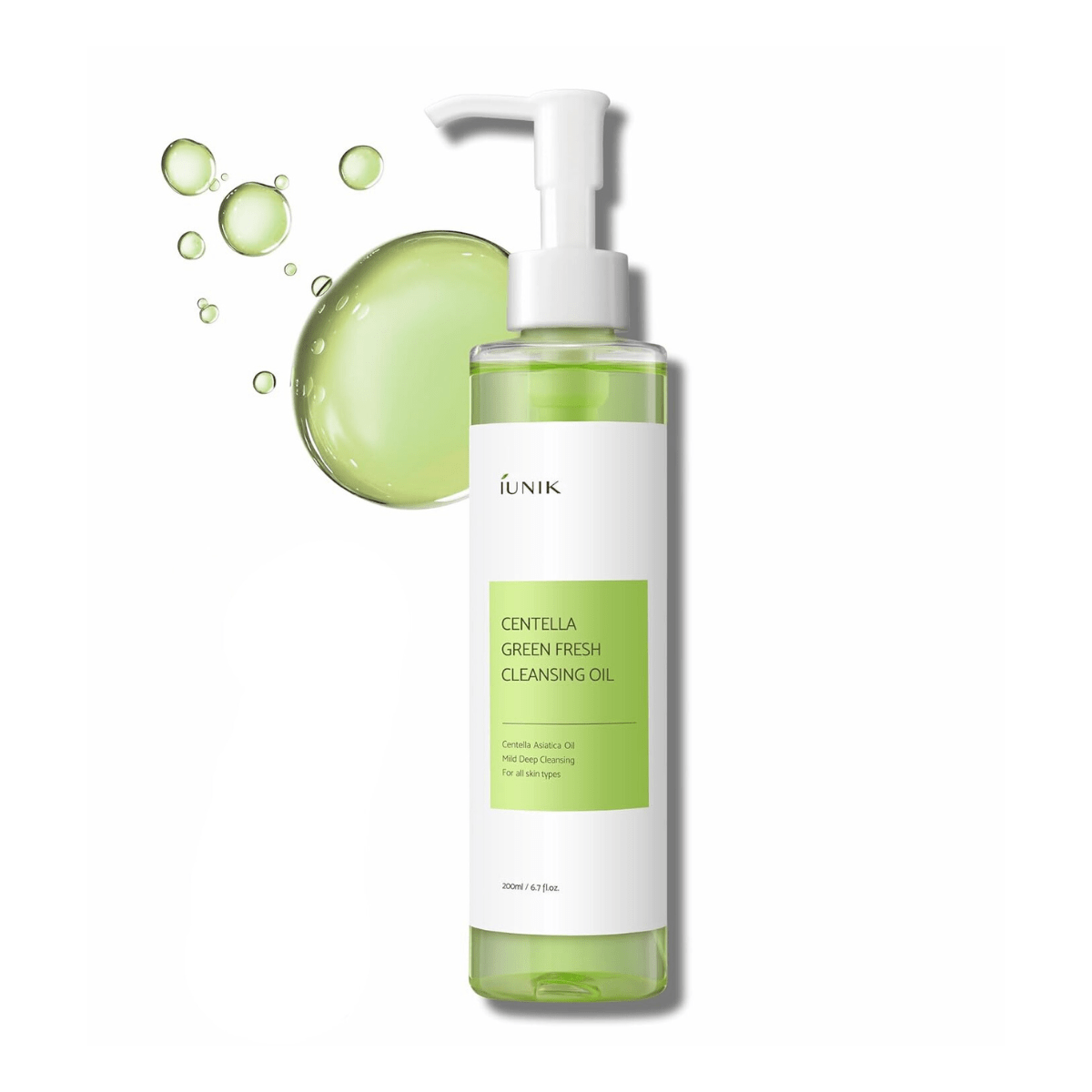 iUNIK Centella Green Fresh Cleansing Oil - TokTok Beauty