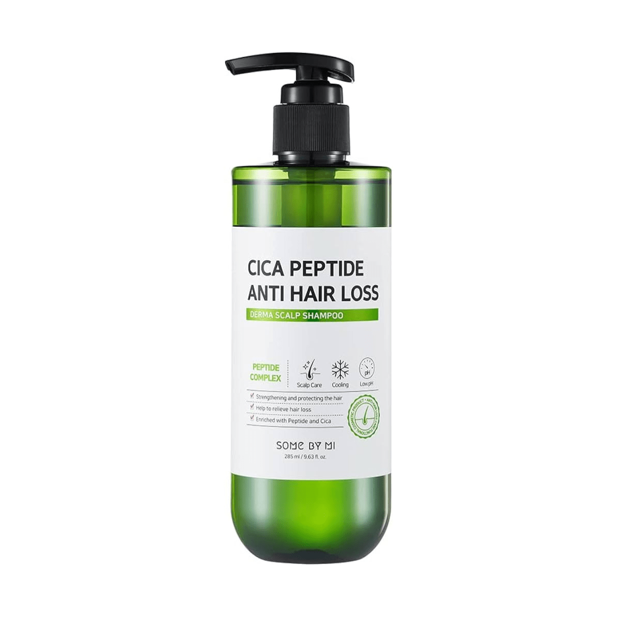 Some By Mi Cica Peptide Anti Hair Loss Derma Scalp Shampoo - TokTok Beauty