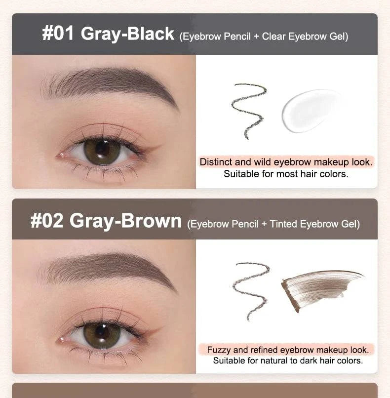 Judydoll Duo Eyebrow Pencil (3 Colors) - TokTok Beauty