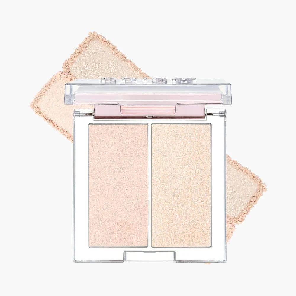 CLIO Prism Highlighter Duo - 2 Colors - TokTok Beauty
