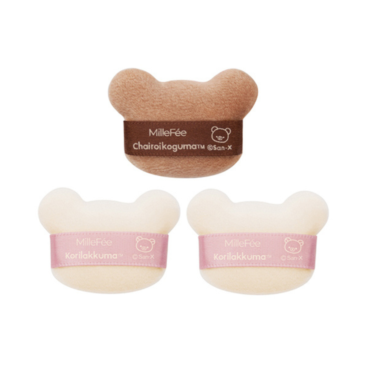 San-X Rilakkuma Korilakkuma & Chairoikoguma Puff