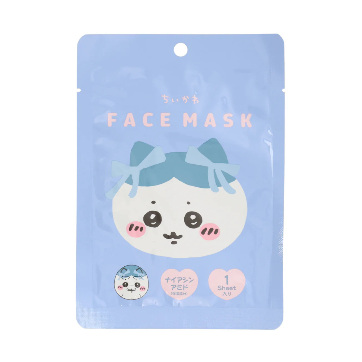 Chiikawa Face Mask (Bow Design)