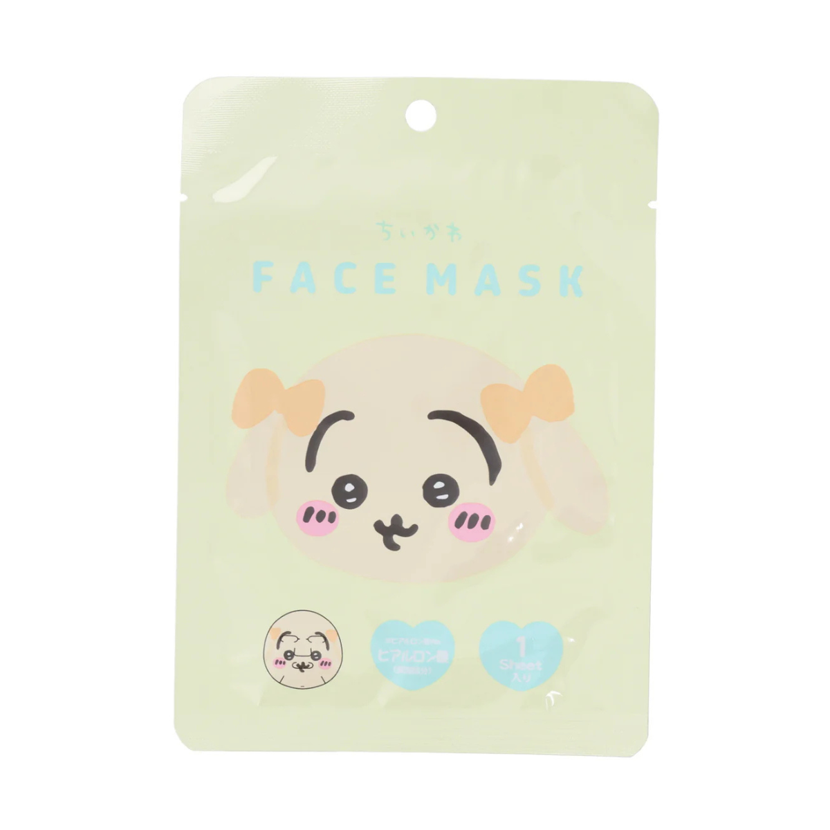Chiikawa Face Mask (Bow Design)
