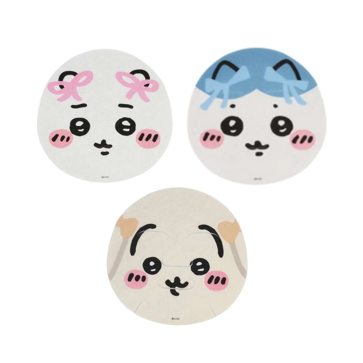 Chiikawa Face Mask (Bow Design)