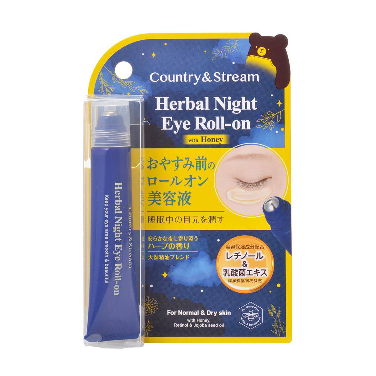 IDA LABORATORIES Country & Stream Herbal night Eye Roll-on - TokTok Beauty