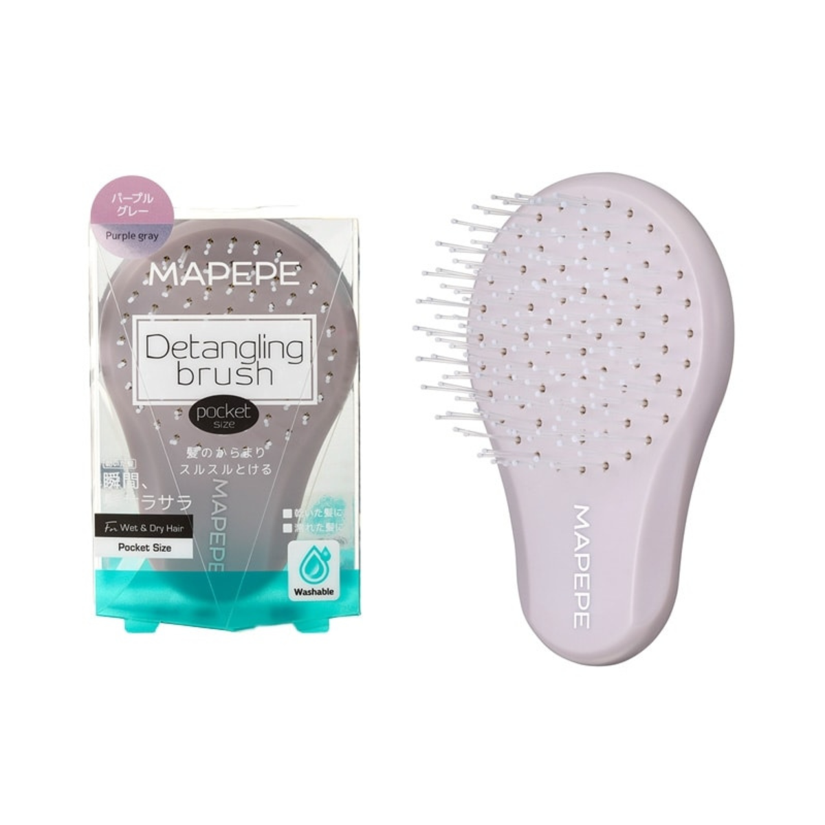 Chantilly MAPEPE Detangling Brush Pocket Size - TokTok Beauty