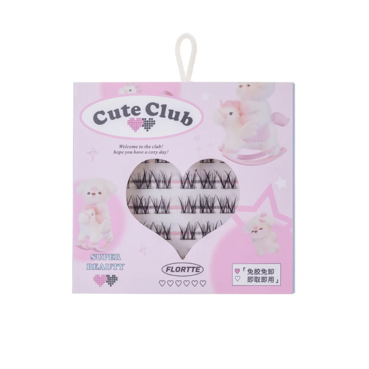 FLORTTE Special Edition False Eyelashes - 2 Style (4-5) - TokTok Beauty