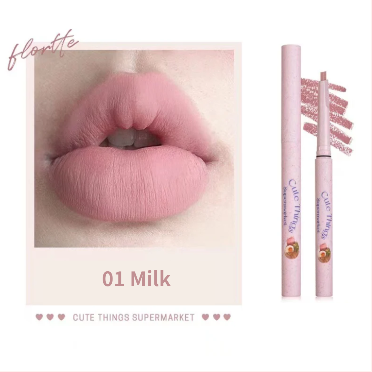 FLORTTE Velvet Matte Lip Pencil (More Colors) - TokTok Beauty