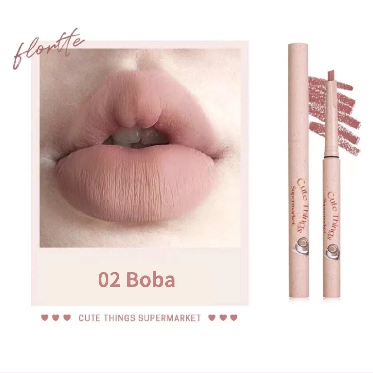 FLORTTE Velvet Matte Lip Pencil (More Colors) - TokTok Beauty